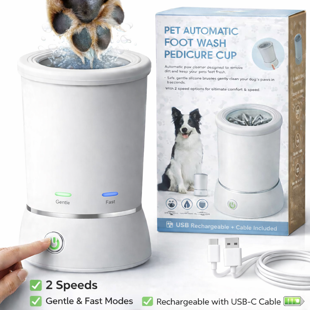 PawSpa™ Pro — Electric Paw Cleaner & Massager
