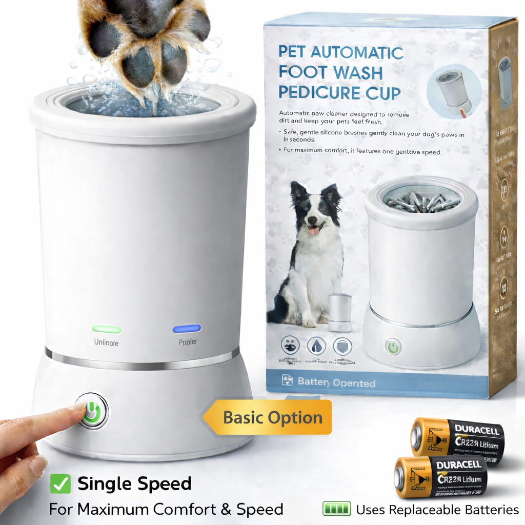 PawSpa™ Pro — Electric Paw Cleaner & Massager